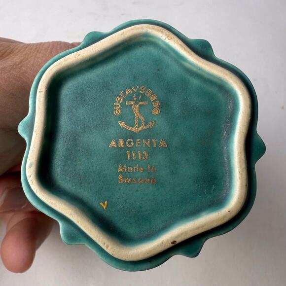 Argenta vase designed by Wilhelm Kåge - Picture 7 of 9